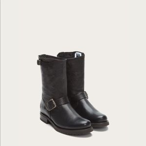 Leather moto Frye boots